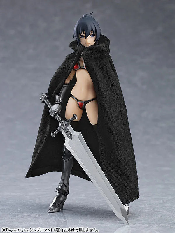 Figma Styles - Simple Cape - Black (Max Factory)ㅤ – Max Factory – ActionFigure Brasil