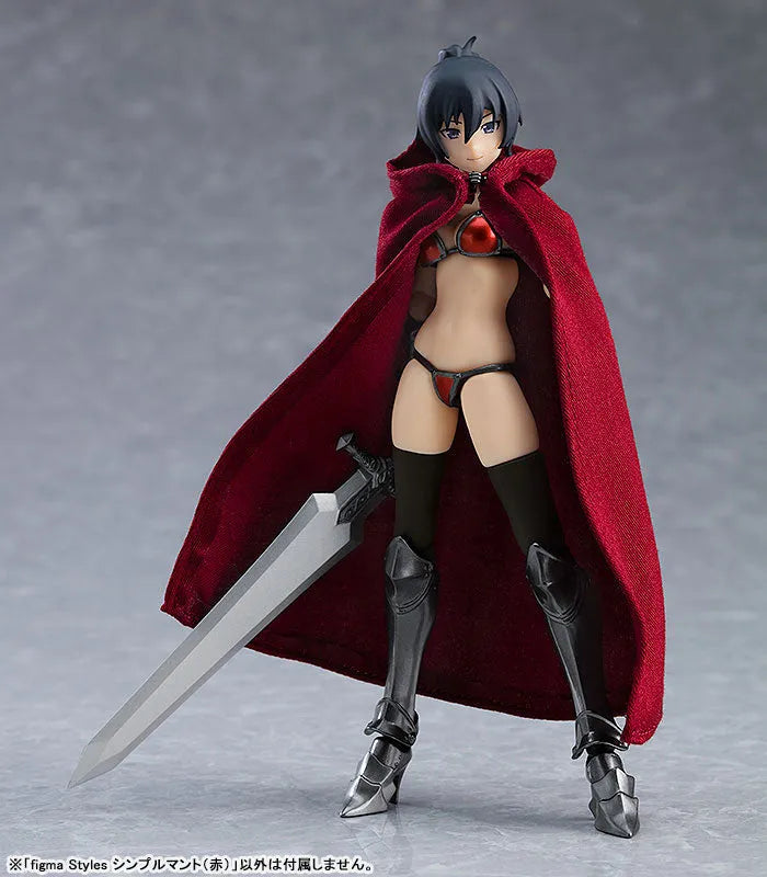 Figma Styles - Simple Cape - Red (Max Factory)ㅤ – Max Factory – ActionFigure Brasil