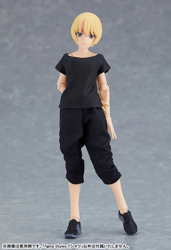 figma Styles - T-Shirt - Black (Max Factory)ㅤ – Max Factory – ActionFigure Brasil