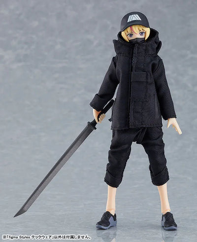 figma Styles - Techwear (Max Factory)ㅤ – Max Factory – ActionFigure Brasil — ângulo diferente