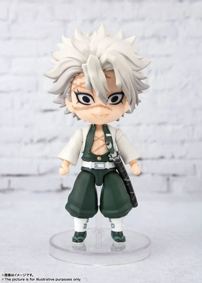 Figuarts mini Sanemi Shinazugawa "Demon Slayer: Kimetsu no Yaiba"ㅤ – Bandai Spirits – ActionFigure Brasil — ângulo diferente