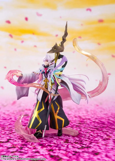 Figuarts Zero Merlin Magus of Flowers Fate/Grand Order [Bandai]ㅤ – Bandai Spirits – ActionFigureBrasil — ângulo diferente