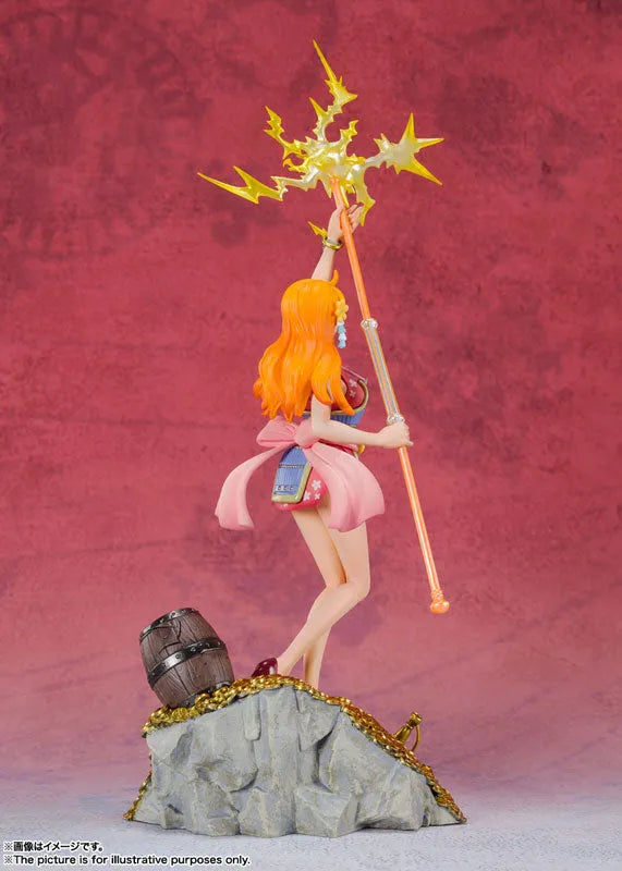 Figuarts ZERO Nami - WT100 Commemoration Eichiro Oda New Illustration 100 Famous Views and Pirates- 