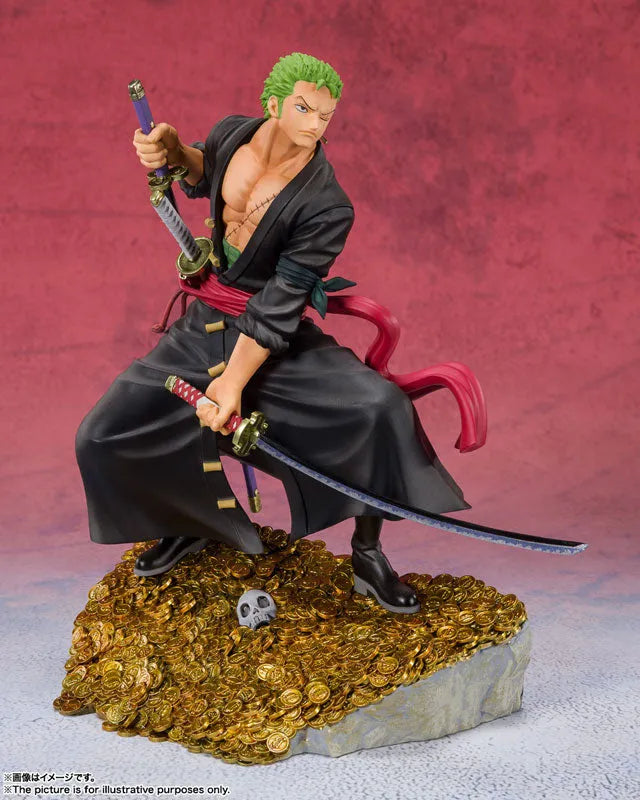 Figuarts ZERO Roronoa Zoro - WT100 Commemoration Eichiro Oda New Illustration 100 Famous Views and Pirates- 