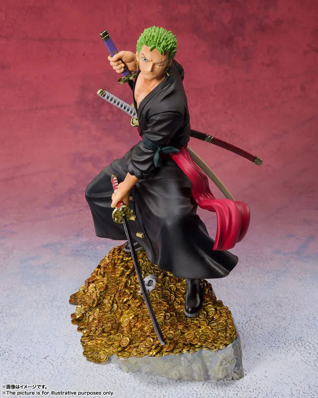 Figuarts ZERO Roronoa Zoro - WT100 Commemoration Eichiro Oda New Illustration 100 Famous Views and Pirates- 