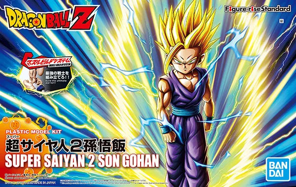 Figure-rise Standard Super Saiyan 2 Son Gohan (Renewal Edition) Plastic Modelㅤ – Bandai Spirits – ActionFigureBrasil