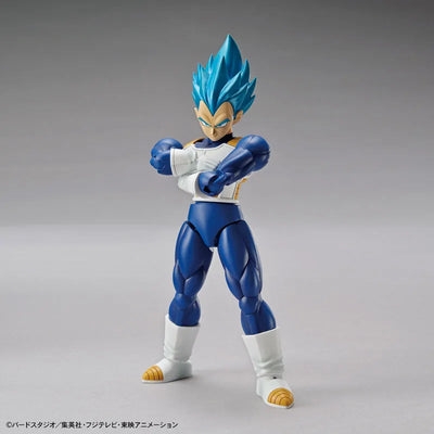 Figure-rise Standard Super Saiyan God Super Saiyan Vegeta (Renewal Ver.) Plastic Model "Dragon Ball Super"ㅤ – Bandai Spirits – ActionFigure Brasil — ângulo diferente