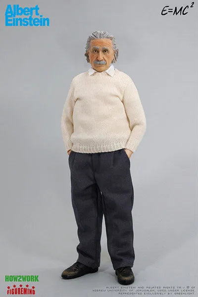 Figuremind - Albert Einstein 1/6 Figure (Version 1)ㅤ – HOW2WORK – ActionFigure Brasil
