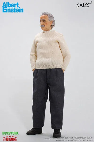 Figuremind - Albert Einstein 1/6 Figure (Version 1)ㅤ – HOW2WORK – ActionFigure Brasil