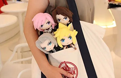 Final Fantasy - Final Fantasy Mini Plush Series - Squallㅤ – Square Enix – ActionFigureBrasil — com base expositora