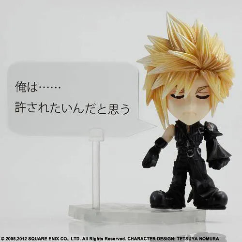 Final Fantasy Trading Arts Kai Mini - Cloud From Final Fantasy VII ACㅤ – Square Enix – ActionFigureBrasil