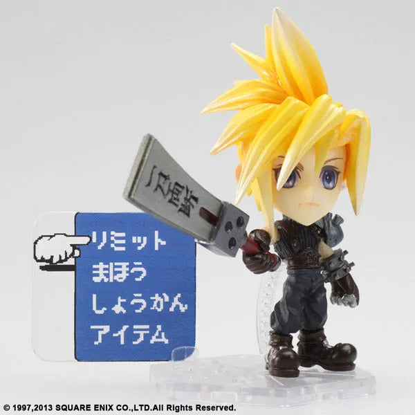 Final Fantasy Trading Arts Kai Mini - Cloud Strife from Final Fantasy VIIㅤ – Gantaku – ActionFigure Brasil