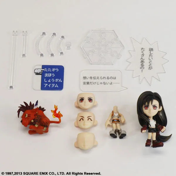 Final Fantasy Trading Arts Kai Mini - Tifa From Final Fantasy VIIㅤ – Gantaku – ActionFigureBrasil