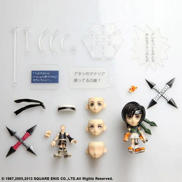 Final Fantasy Trading Arts Kai Mini - Yuffie Kisaragi from Final Fantasy VII ACㅤ – Puella Magi Madoka Magica – ActionFigureBrasil