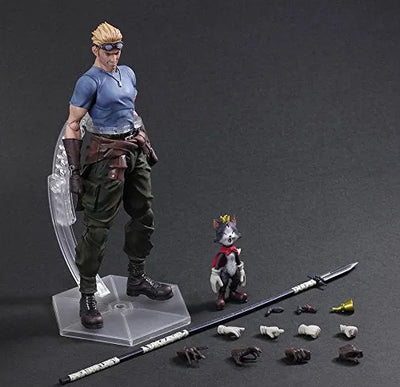 Final Fantasy VII: Advent Children - Cait Sith - Cid Highwind - Play Arts Kai (Square Enix)ㅤ – Square Enix As Manufacturer – ActionFigureBrasil — ângulo diferente