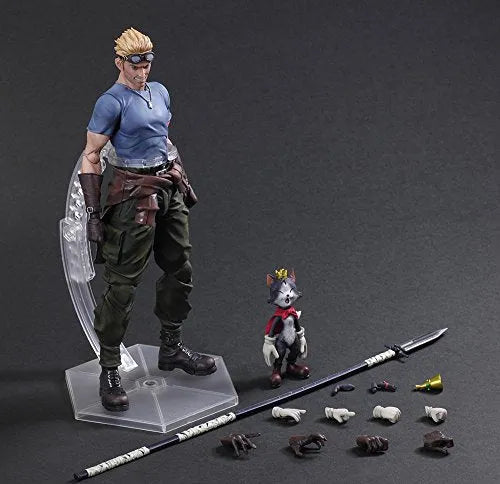 Final Fantasy VII: Advent Children - Cait Sith - Cid Highwind - Play Arts Kai (Square Enix)ㅤ – Square Enix As Manufacturer – ActionFigureBrasil