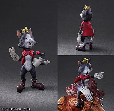 Final Fantasy VII: Advent Children - Cait Sith - Cid Highwind - Play Arts Kai (Square Enix)ㅤ – Square Enix As Manufacturer – ActionFigureBrasil — iluminação de estúdio