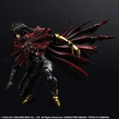 Final Fantasy VII: Advent Children - Vincent Valentine - Play Arts Kai (Square Enix)ㅤ – Square Enix – ActionFigureBrasil — embalagem