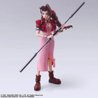 Final Fantasy VII - Aerith Gainsborough - Bring Arts - 2024 Re-release (Square Enix)ㅤ – Square Enix – ActionFigureBrasil — com base expositora