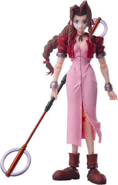 Final Fantasy VII - Aerith Gainsborough - Bring Arts - Mythril Rod Ver. (Square Enix)ㅤ – Square Enix – ActionFigure Brasil