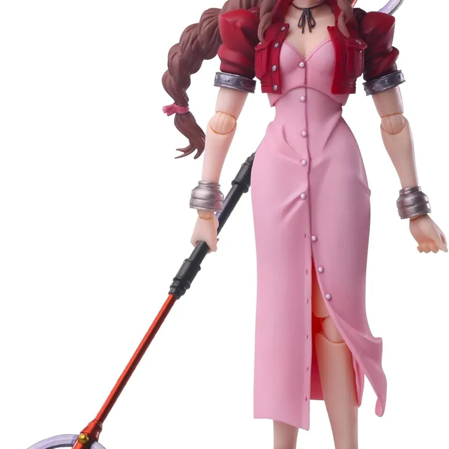 Final Fantasy VII - Aerith Gainsborough - Bring Arts - Mythril Rod Ver. (Square Enix)ㅤ – Square Enix – ActionFigure Brasil