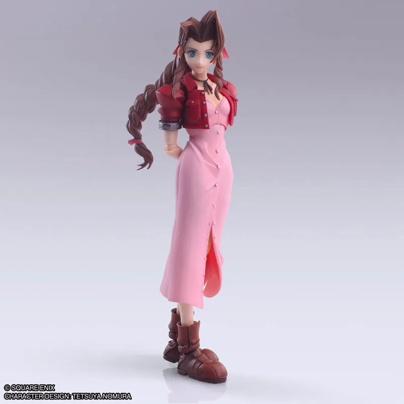 Final Fantasy VII - Aerith Gainsborough - Bring Arts - Mythril Rod Ver. (Square Enix)ㅤ – Square Enix – ActionFigure Brasil
