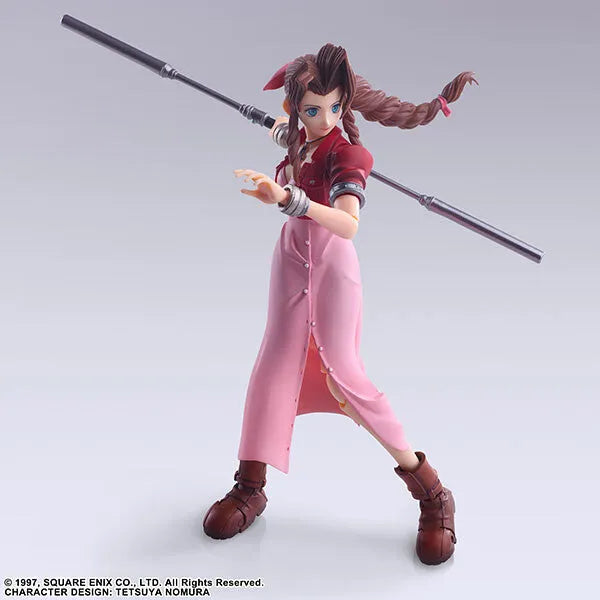 Final Fantasy VII - Aerith Gainsborough - Bring Arts (Square Enix)ㅤ – Square Enix – ActionFigure Brasil