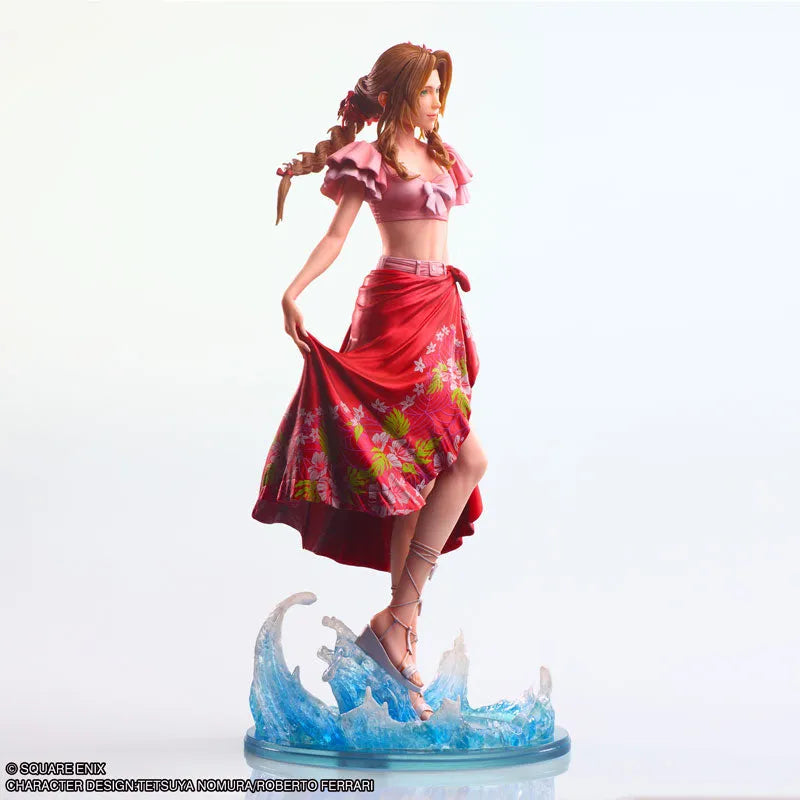 Final Fantasy VII Rebirth - Aerith Gainsborough - Static Arts - Swimsuit Ver. (Square Enix)ㅤ – Square Enix – ActionFigureBrasil