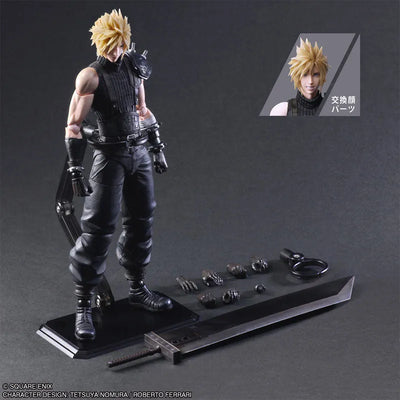 Final Fantasy VII Rebirth - Cloud Strife - Play Arts Kai (Square Enix)ㅤ – Square Enix – ActionFigureBrasil — ambientada