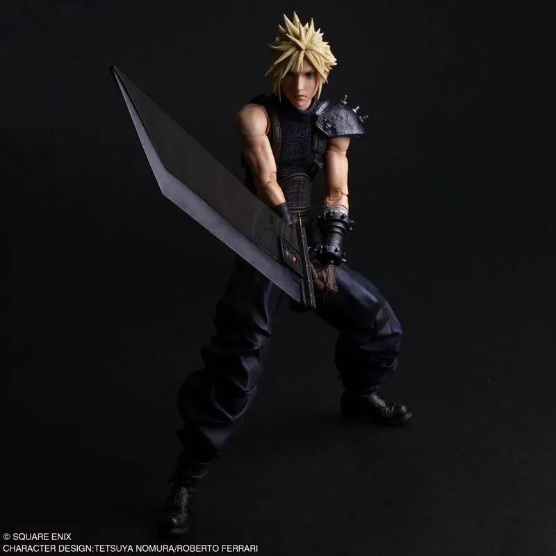 Final Fantasy VII Rebirth - Cloud Strife - Play Arts Shin (Square Enix)ㅤ – Square Enix – ActionFigureBrasil