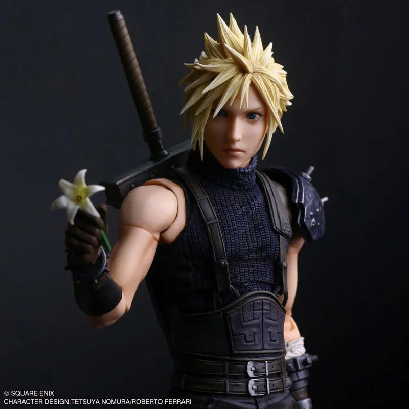 Final Fantasy VII Rebirth - Cloud Strife - Play Arts Shin (Square Enix)ㅤ – Square Enix – ActionFigureBrasil