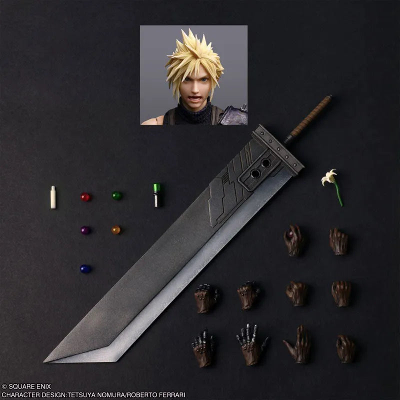 Final Fantasy VII Rebirth - Cloud Strife - Play Arts Shin (Square Enix)ㅤ – Square Enix – ActionFigureBrasil