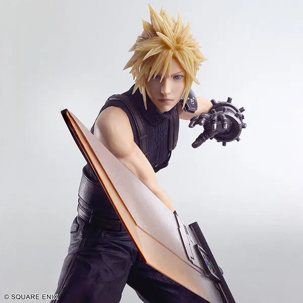 Final Fantasy VII Rebirth - Cloud Strife - Static Arts (Square Enix)ㅤ – Square Enix – ActionFigureBrasil