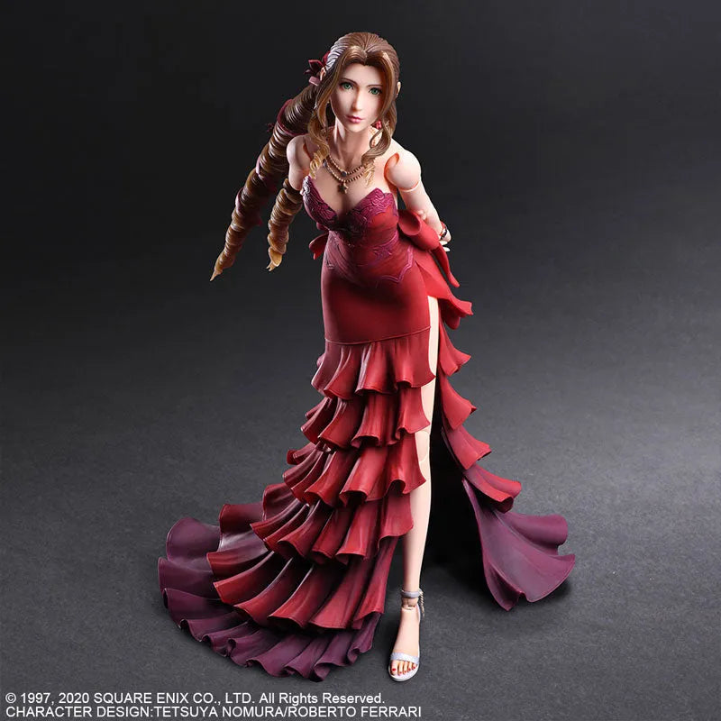 Final Fantasy VII Remake - Aerith Gainsborough - Play Arts Kai - Dress Ver. (Square Enix)ㅤ – Square Enix – ActionFigureBrasil