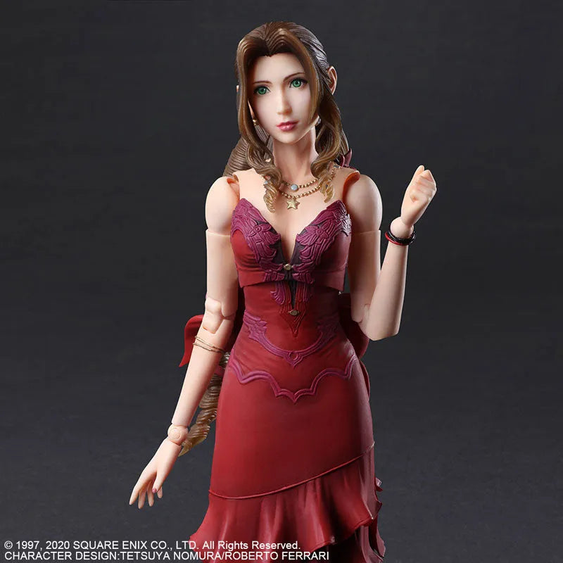 Final Fantasy VII Remake - Aerith Gainsborough - Play Arts Kai - Dress Ver. (Square Enix)ㅤ – Square Enix – ActionFigureBrasil