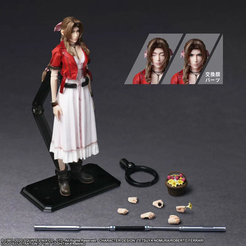 Final Fantasy VII Remake - Aerith Gainsborough - Play Arts Kai (Square Enix)ㅤ – Square Enix – ActionFigure Brasil