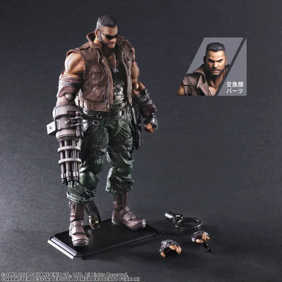Final Fantasy VII Remake - Barret Wallace - Play Arts Kai - Version 2 (Square Enix)ㅤ – Square Enix – ActionFigureBrasil — iluminação de estúdio