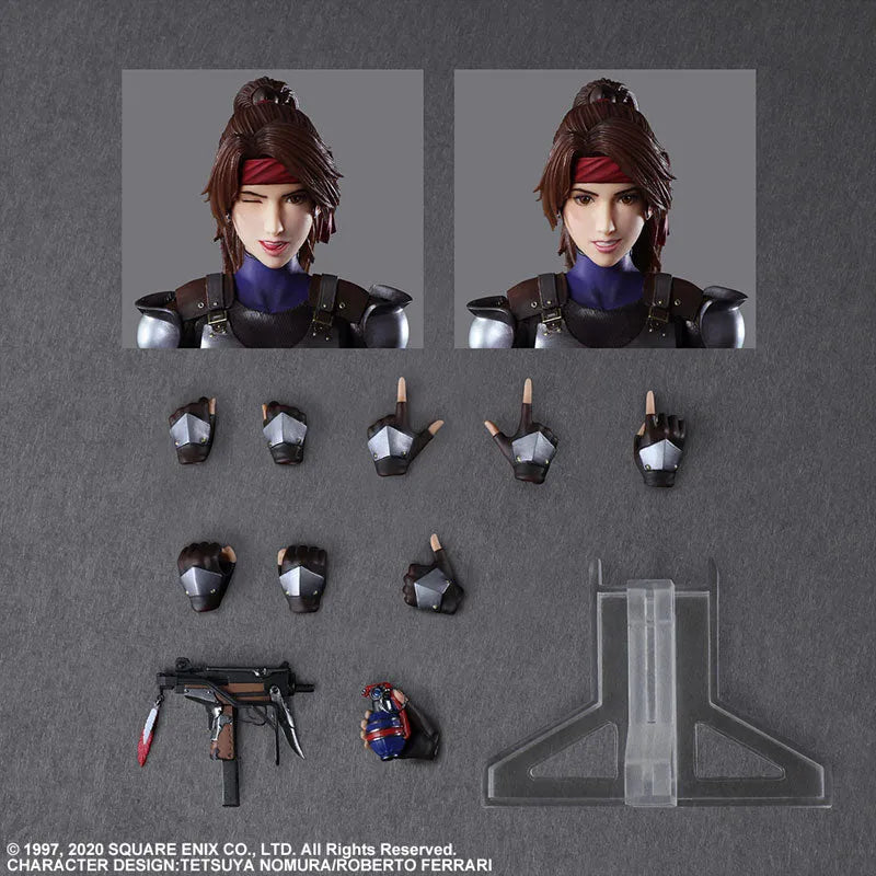 Final Fantasy VII Remake - Cloud Strife - Jessie Rasberry - Motorbike Set - Play Arts Kai (Square Enix)ㅤ – Square Enix – ActionFigure Brasil