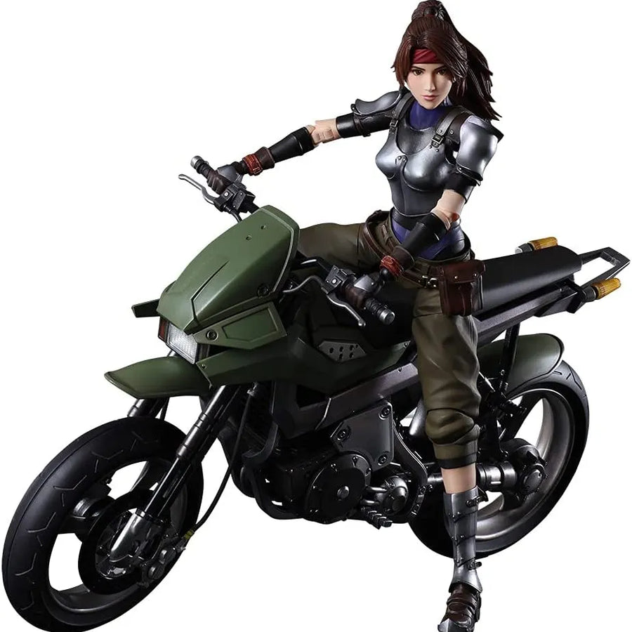 Final Fantasy VII Remake - Jessie Rasberry - Motorbike Set - Play Arts Kai (Square Enix)ㅤ – Square Enix – ActionFigure Brasil
