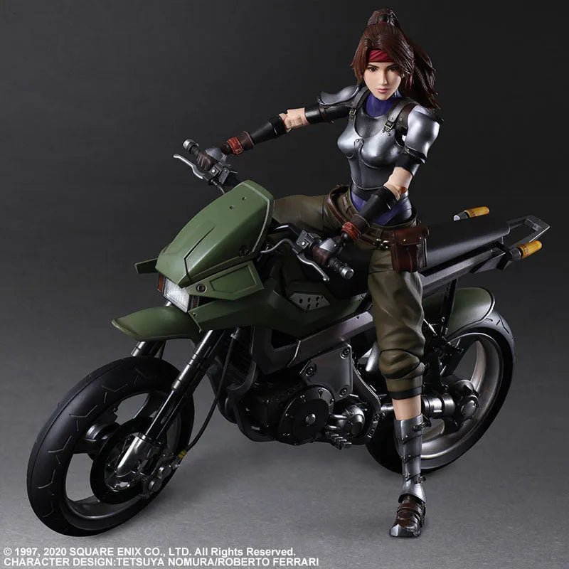Final Fantasy VII Remake - Jessie Rasberry - Motorbike Set - Play Arts Kai (Square Enix)ㅤ – Square Enix – ActionFigure Brasil