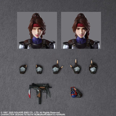 Final Fantasy VII Remake - Jessie Rasberry - Play Arts Kai (Square Enix)ㅤ – Square Enix – ActionFigureBrasil — iluminação de estúdio