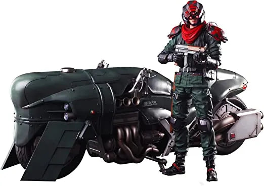 Final Fantasy VII Remake - Keibihei - Play Arts Kai - & Bike Set (Square Enix)ㅤ – Square Enix – ActionFigure Brasil