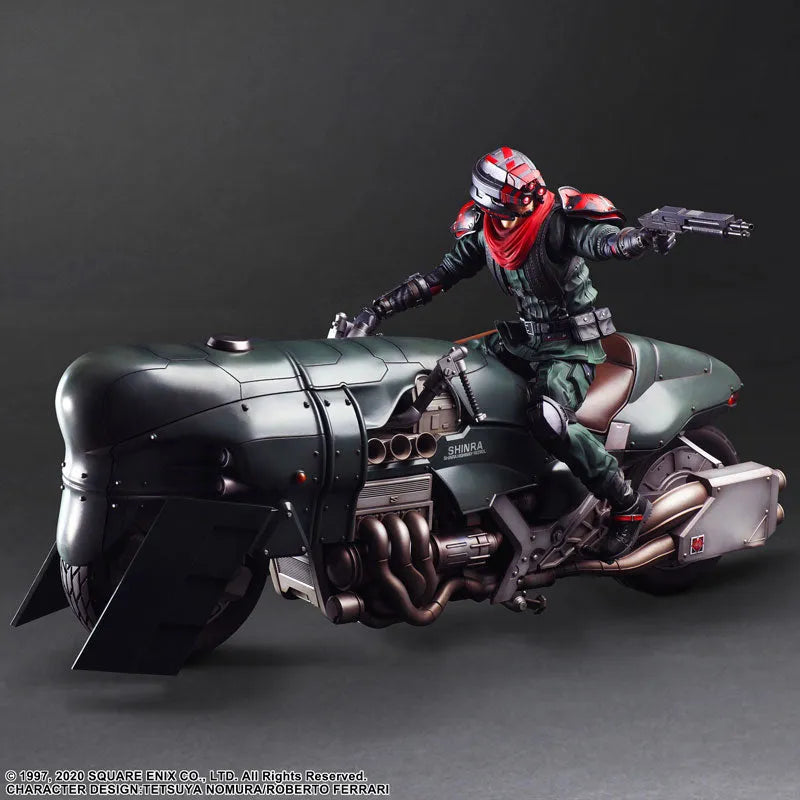 Final Fantasy VII Remake - Keibihei - Play Arts Kai - & Bike Set (Square Enix)ㅤ – Square Enix – ActionFigure Brasil