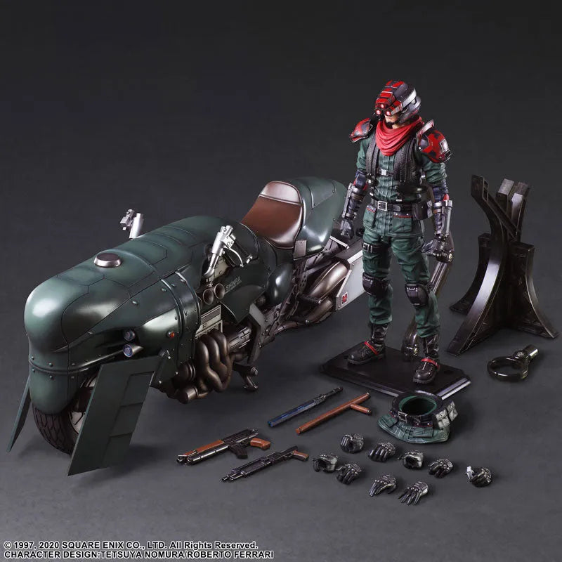 Final Fantasy VII Remake - Keibihei - Play Arts Kai - & Bike Set (Square Enix)ㅤ – Square Enix – ActionFigure Brasil
