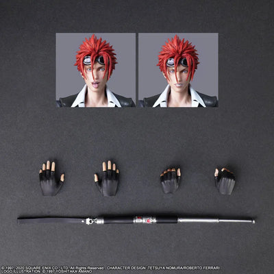 Final Fantasy VII Remake - Reno - Play Arts Kai (Square Enix)ㅤ – Square Enix – ActionFigureBrasil — iluminação de estúdio