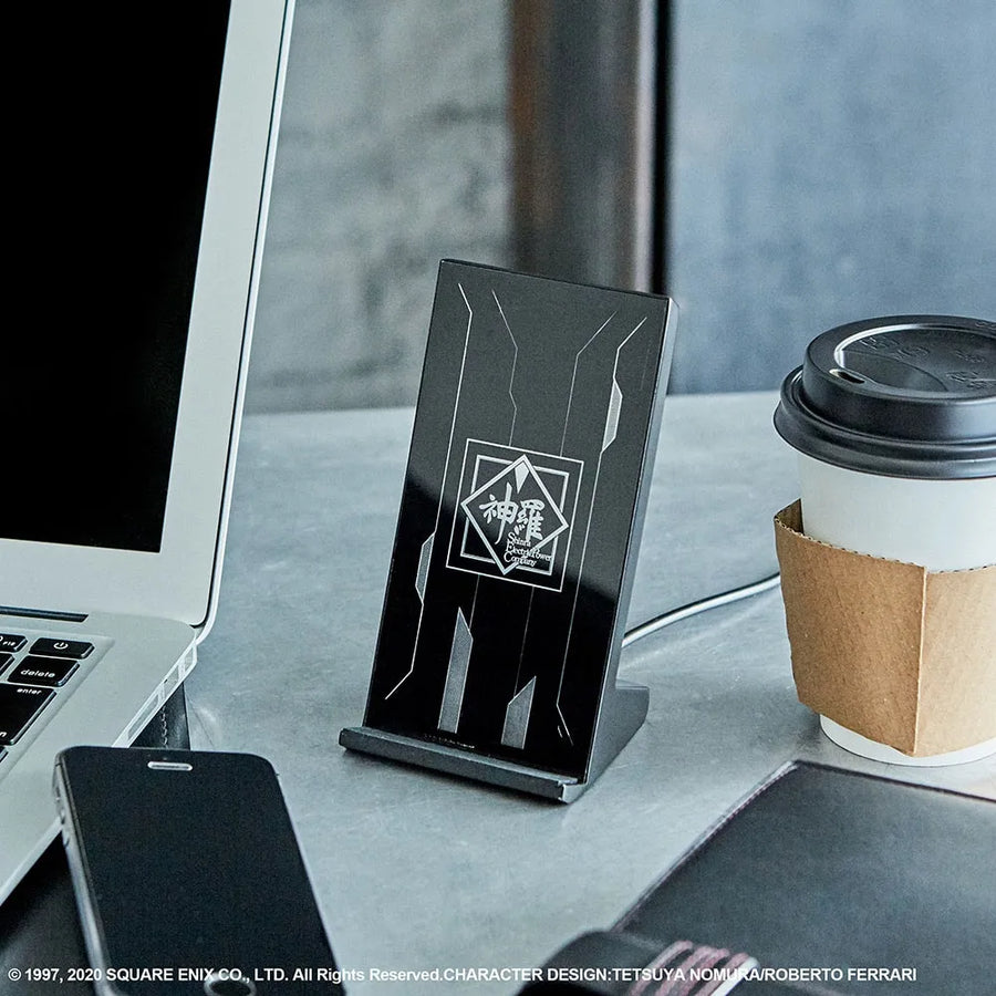 Final Fantasy VII Remake (Shinra) Wireless Charging Stand – Square Enix – ActionFigure Brasil