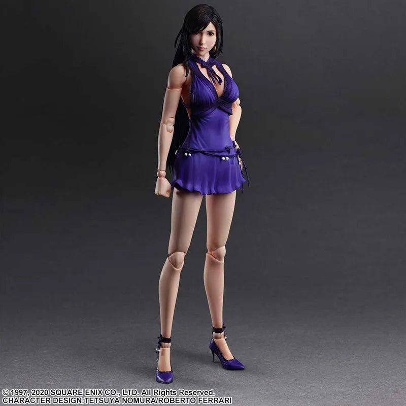 Final Fantasy VII Remake - Tifa Lockhart - Play Arts Kai - Dress Ver. (Square Enix)ㅤ – Square Enix – ActionFigure Brasil