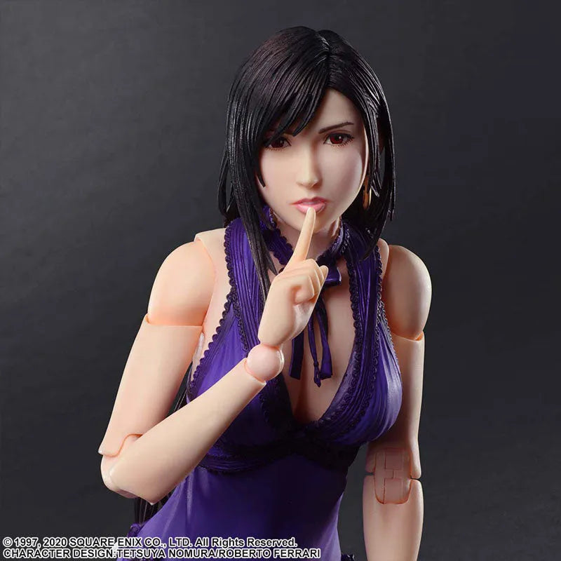 Final Fantasy VII Remake - Tifa Lockhart - Play Arts Kai - Dress Ver. (Square Enix)ㅤ – Square Enix – ActionFigure Brasil