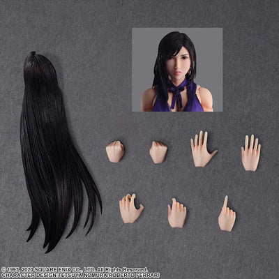 Final Fantasy VII Remake - Tifa Lockhart - Play Arts Kai - Dress Ver. (Square Enix)ㅤ – Square Enix – ActionFigureBrasil — iluminação de estúdio