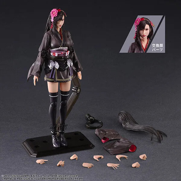 Final Fantasy VII Remake - Tifa Lockhart - Play Arts Kai - Exotic Dress Ver. (Square Enix)ㅤ – Square Enix – ActionFigure Brasil